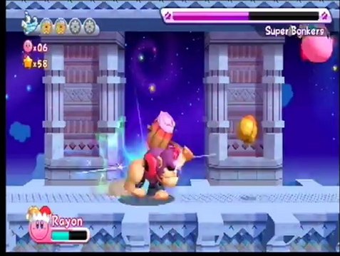 Kirby’s Adventure Wii - Boss : Super Bunker du monde 5-4