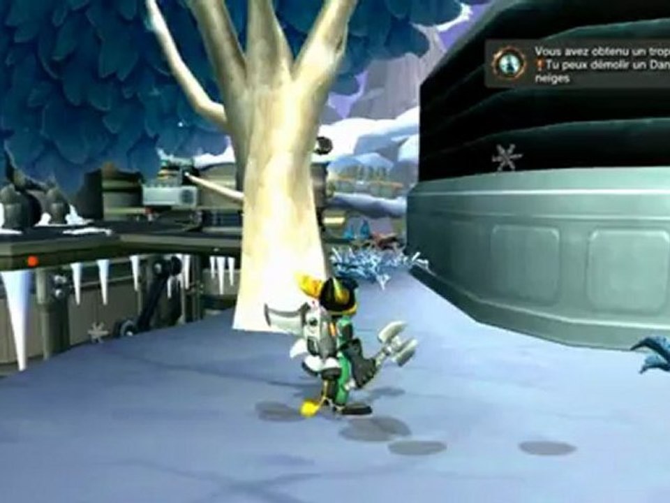 Ratchet & Clank 2 : Siberius - Point de compétence Tu peux démolir un Dan des neiges