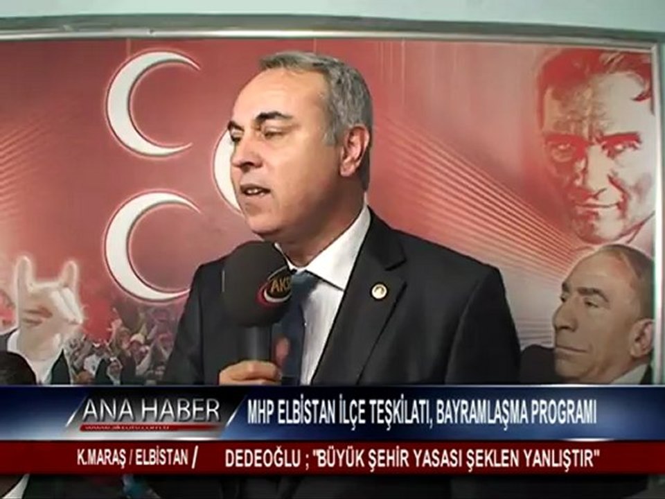 MHP ELBİSTAN İLÇE TEŞKİLATI BAYRAMLAŞMA PROGRAMI.