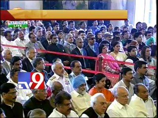 President Pranab swears in new ministers - Part 1