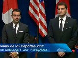 Iker Casillas & Xavi Hernandez - Premio Principe de Asturias 2012