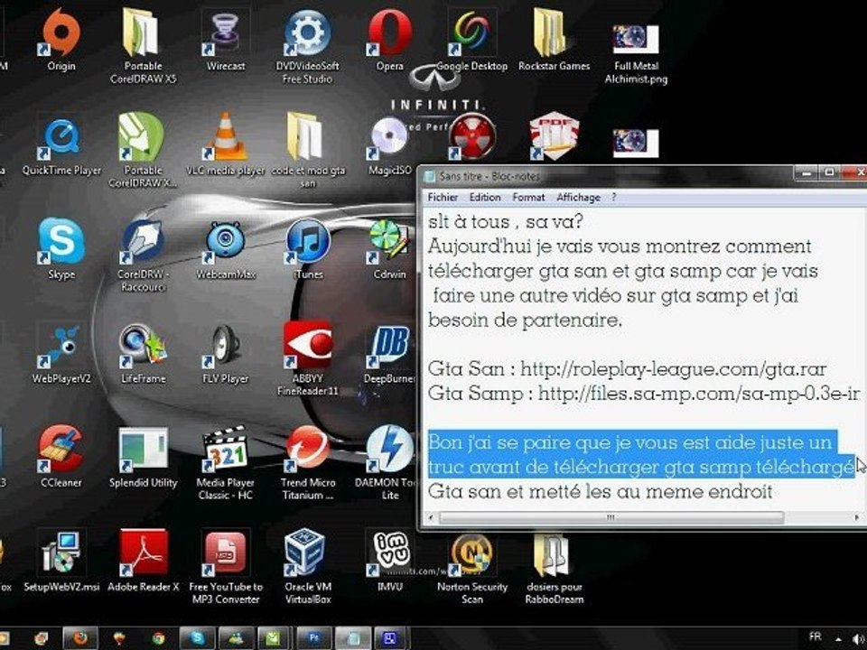 comment télécharger Gta san et Gta samp
