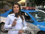 Flagrante- Bandidos jogam granada contra policiais no Rio