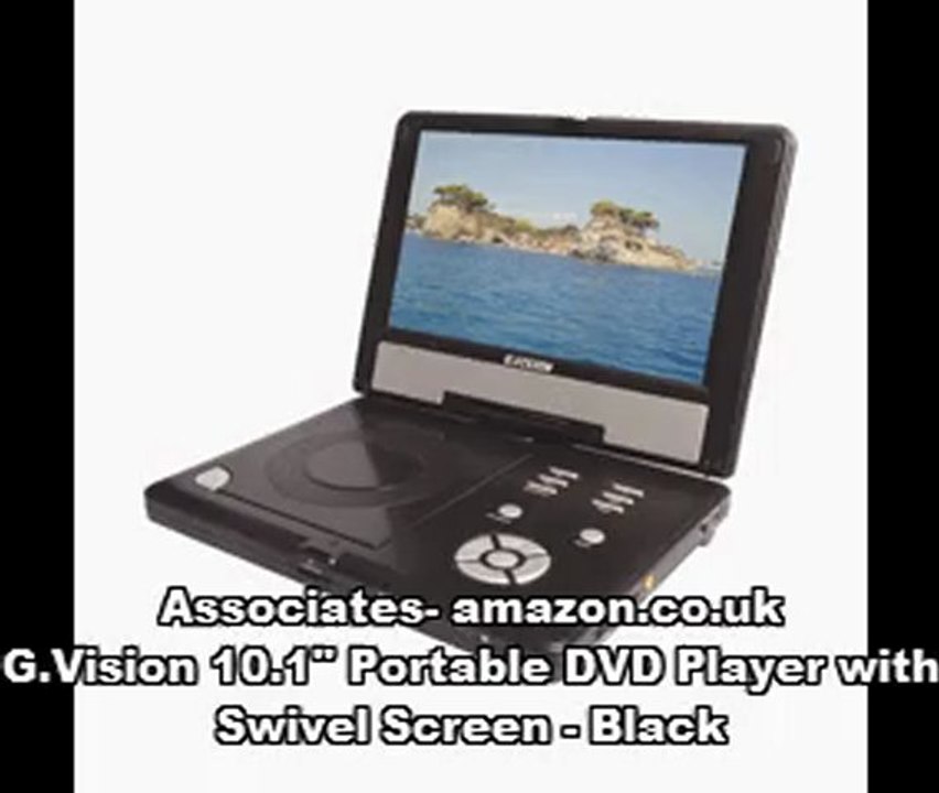 G.Vision 10.1 Inch Portable DVD Player - Best Portable DVD Player 2012