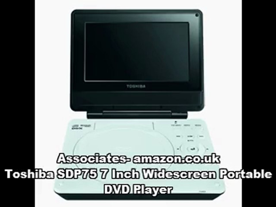 Toshiba SDP75 7 Inch Widescreen Portable DVD Player - Best Portable DVD Player 2012