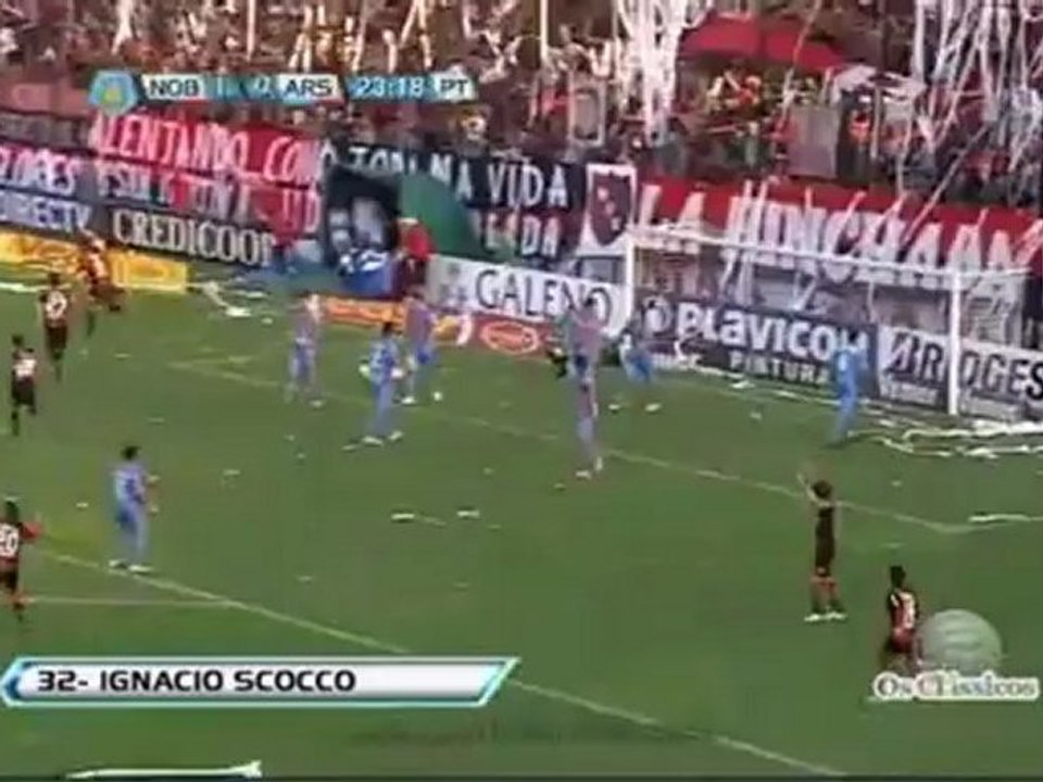 Newell's Old Boys 2 Arsenal de Sarandí 1 - Torneo Inicial - 12a Fecha - 27-10-2012