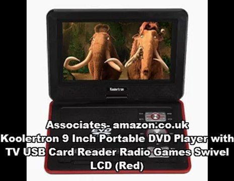 Koolertron 9 Inch Portable DVD Player - Best Portable DVD Player 2012