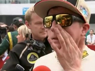 India 2012 Kimi Räikkönen Race Interview