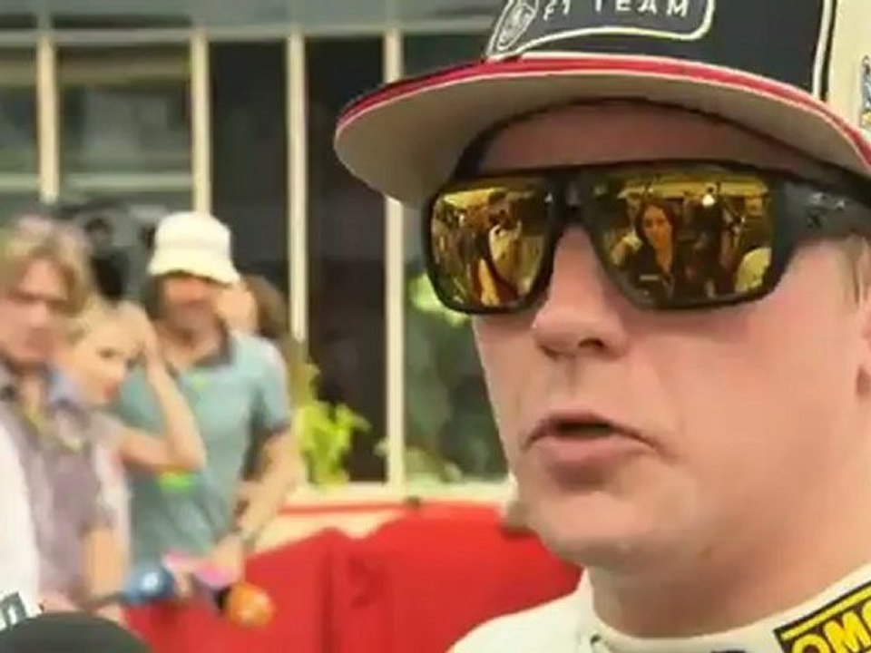 India 2012 Kimi Räikkönen Quali Interview