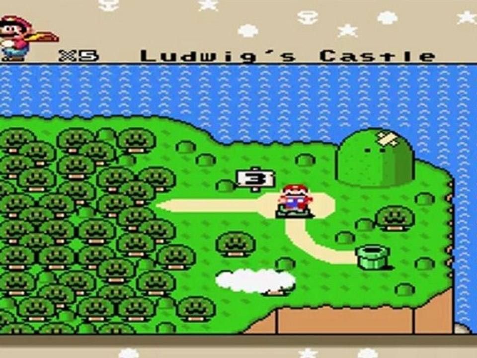Super Mario World Return To Dinosaur Land - château n°3