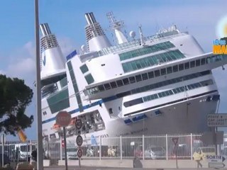 Tempête: le Napoléon Bonaparte prend l'eau