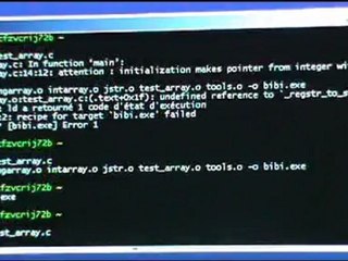 Ecriture du module stringarray. Cours du 16 novembre 2012.