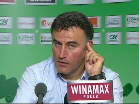 Conférence de presse AS Saint-Etienne - Stade Rennais FC : Christophe GALTIER (ASSE) - Frédéric ANTONETTI (SRFC) - saison 2012/2013
