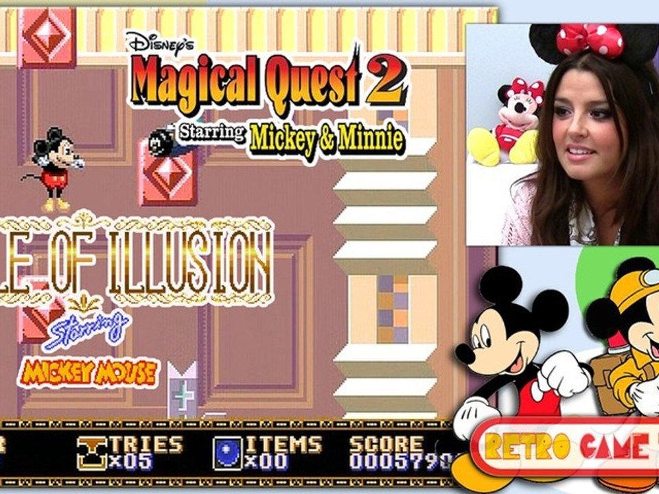 Castle of illusion - Magical Quest 2 "Mega Drive - Super Nintendo" Retro Game Test