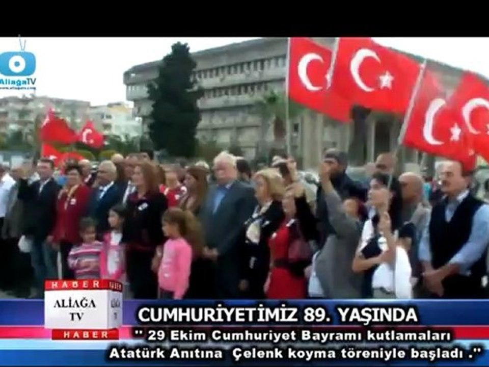 29 EKİM CUMHURİYET BAYRAMI ÇELENK KOYMA TÖRENİ