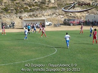 ΦΩΤΟΣ ΑΠΟ ΤΟ ΑΟ ΣΕΡΙΦΟΥ - ΠΑΜΜΗΛΙΑΚΟΣ 0-9