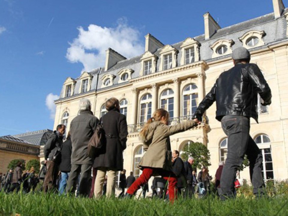 Ouverture des jardins du palais de l'Elysée