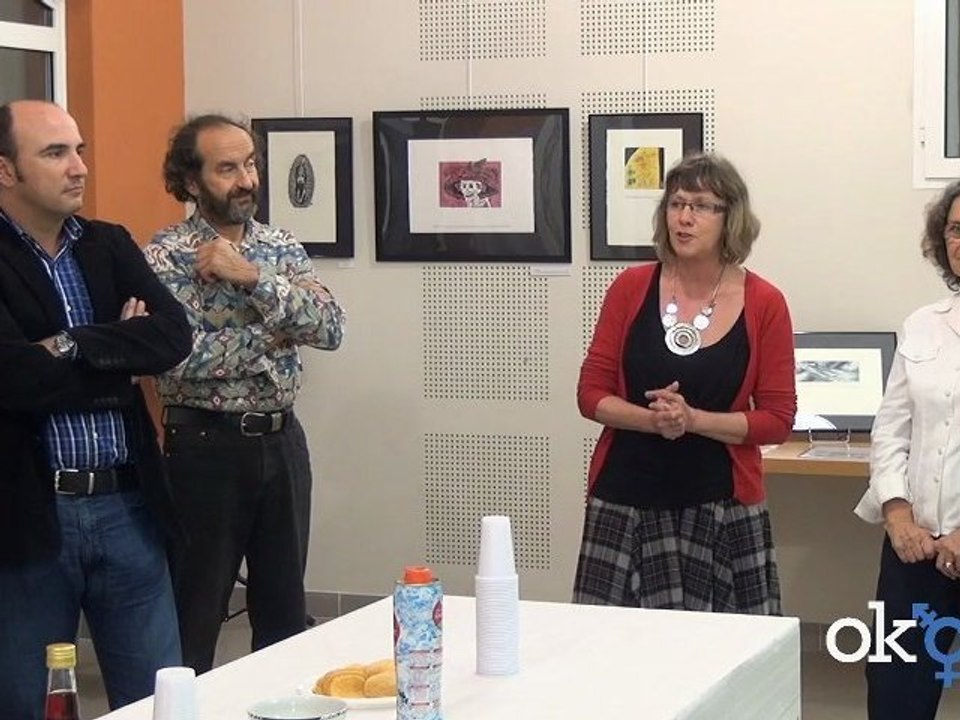 Florensac : Vernissage de l'exposition de Michèle Philippe-Arellano