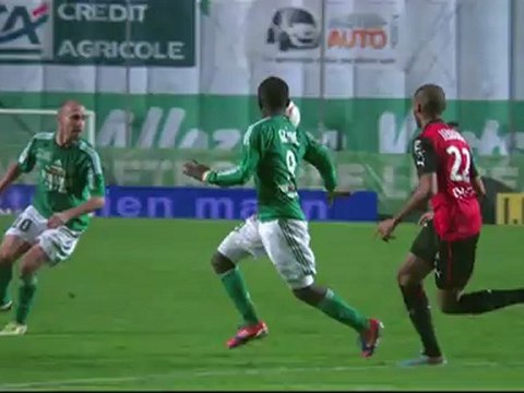 But Renaud COHADE (49ème) - AS Saint-Etienne - Stade Rennais FC (2-0) - saison 2012/2013