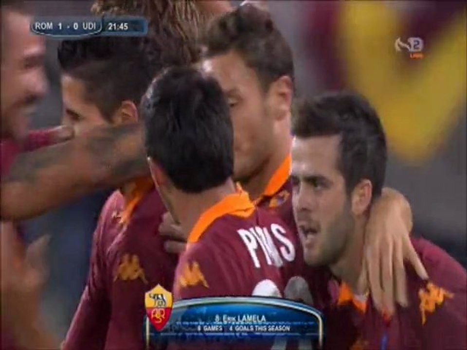 AS ROMA - Udinese (Erik Lamela 1-0)