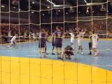 PSG Handball - Nantes / Coupe de la Ligue Handball / Coup-franc de la victoire