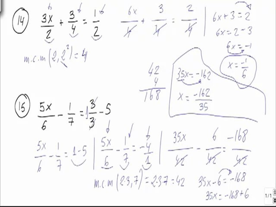 Problemas resueltos de ecuaciones de primer grado problema 4