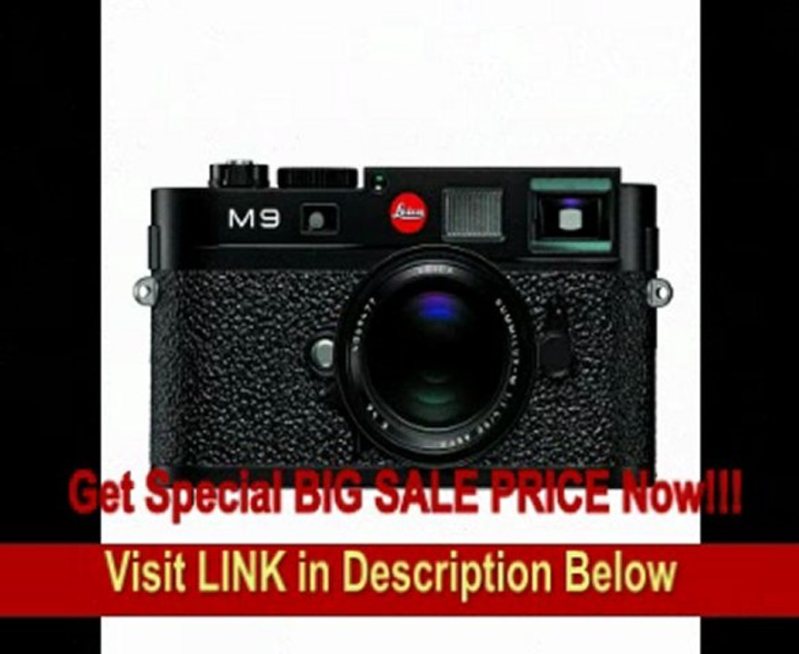 Leica M9 18MP Digital Range Finder Camera (Black, Body Only)