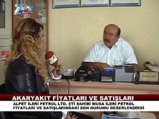 Zilede akaryakıt fiyatları ve şatışları alpet ileri petrol ropörtaj