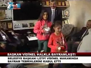 Başkan vidinel halk ile bayramlaştı.