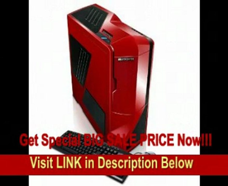 iBUYPOWER Gamer Supreme Intel CrossFire A974SLCK Gaming Desktop - Red
