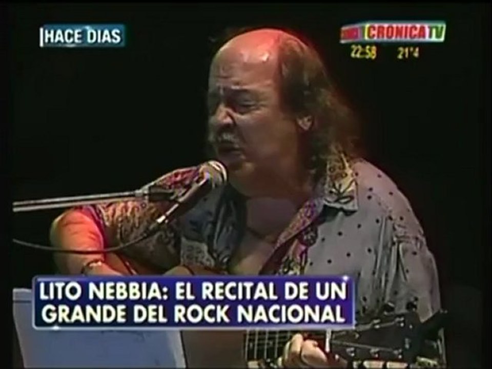Litto Nebbia - Teatro Sha - Cronica TV 2012 parte 1/2