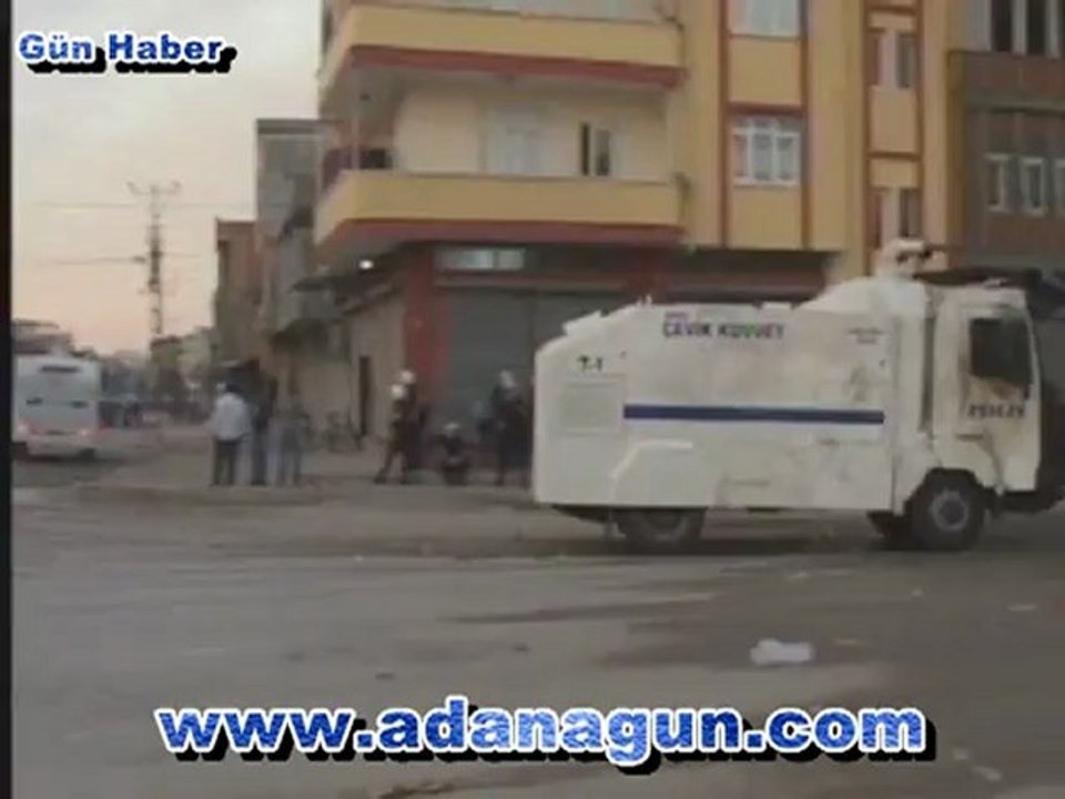 Bdp Adana Mitingin in ardından olaylar çıktı