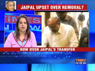 Uproar over Jaipal Reddy's 'demotion'