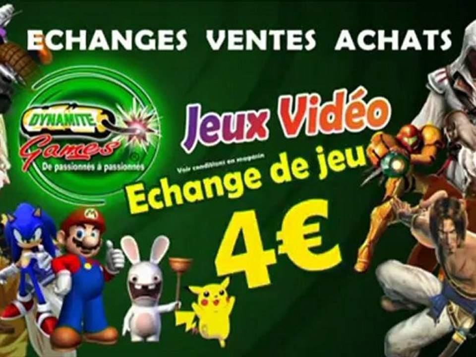 Magasin de "jeux vidéo" sur "Cholet" - "Dynamite Games" - Toutes "consoles"- "neuf" et "occasion"