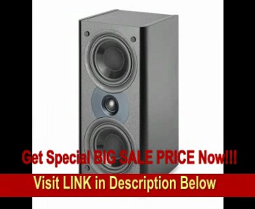 Atlantic Technology 2400LR-P-BLK Front Channel Speakers (Pair, Black)