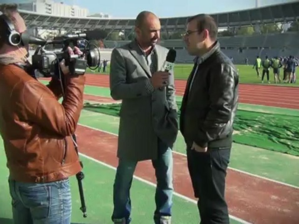Jerome Alonzo rencontre Arnaud du Midol pour  "Place 2 be" spécial Stade Francais / Toulouse