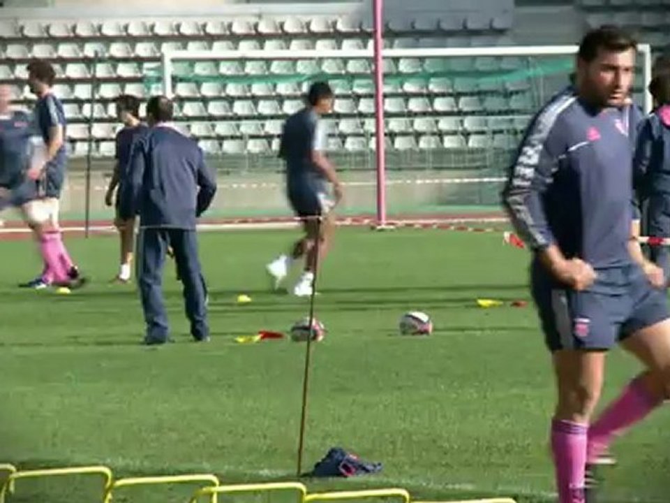 Jerome Alonzo rencontre Richard Pool-Jones pour  "Place 2 be" spécial Stade Francais / Toulouse