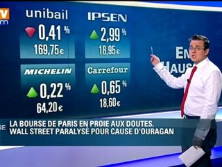 Ouverture de la Bourse de Paris - 29 octobre