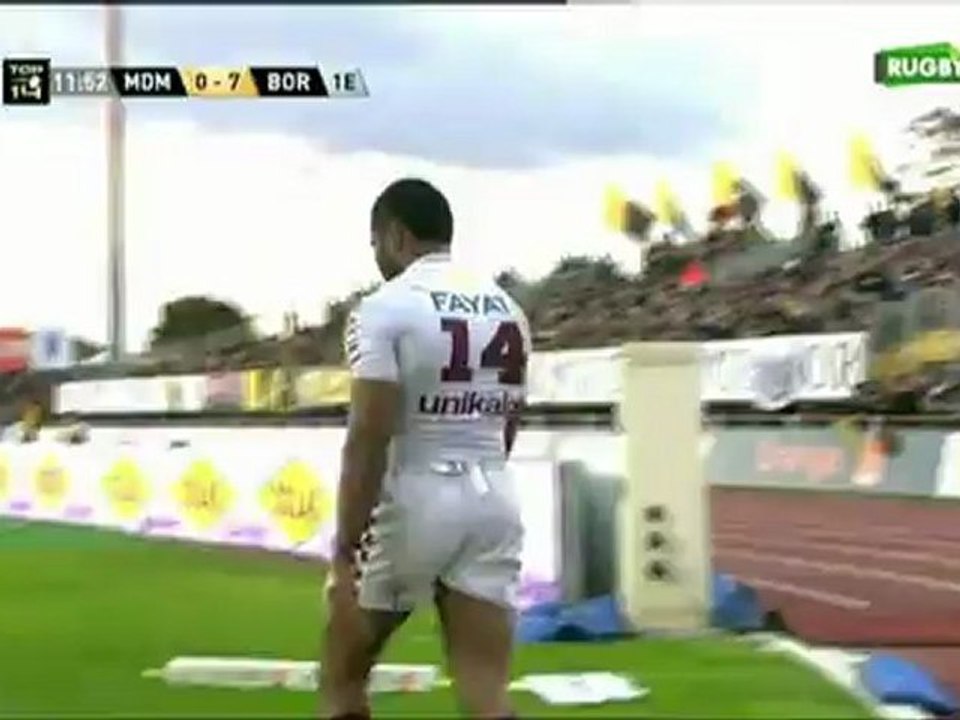 MONT DE MARSAN UNION BORDEAUX BEGLES ESSAI