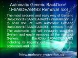 Delete Generic BackDoor!1F6A6DEAB4B3 : Easy Removal Steps