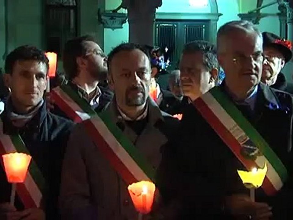 raduno e fiaccole per salvare belluno