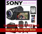 Sony HDR-PJ260V 16GB HD Handycam Camcorder and Built-in Projector with 8.9MP and 30x Optical Zoom   32GB SDHC   Sony Case   Replacement Battery Pack   Mini HDMI Cable   Accessory Kit