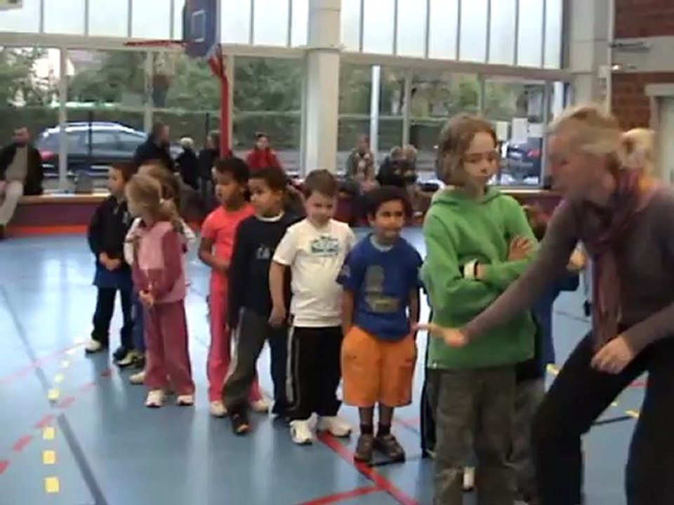 Basket libellules de Strasbourg France - l'équipe des baby