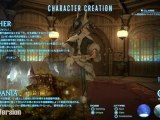 Final Fantasy XIV : A Realm Reborn - Alpha Character Creation Footage