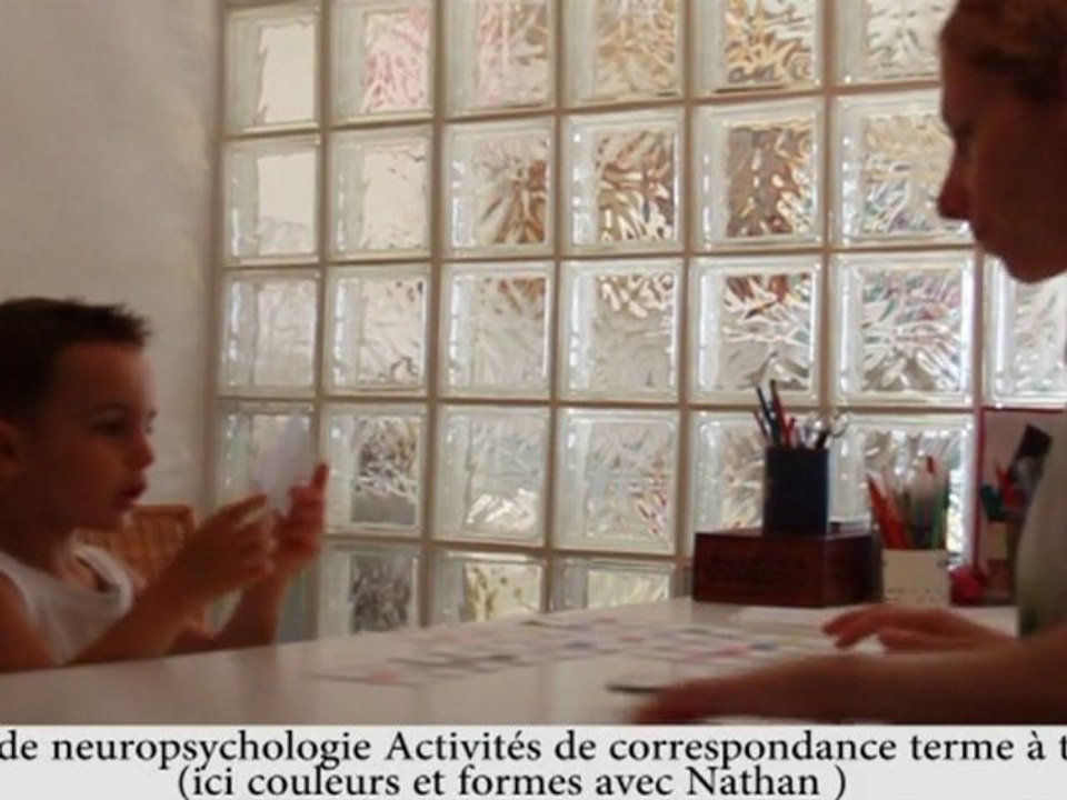 Autisme PACA présente séance neuropsy avec Nathan enfant autiste de 3ans