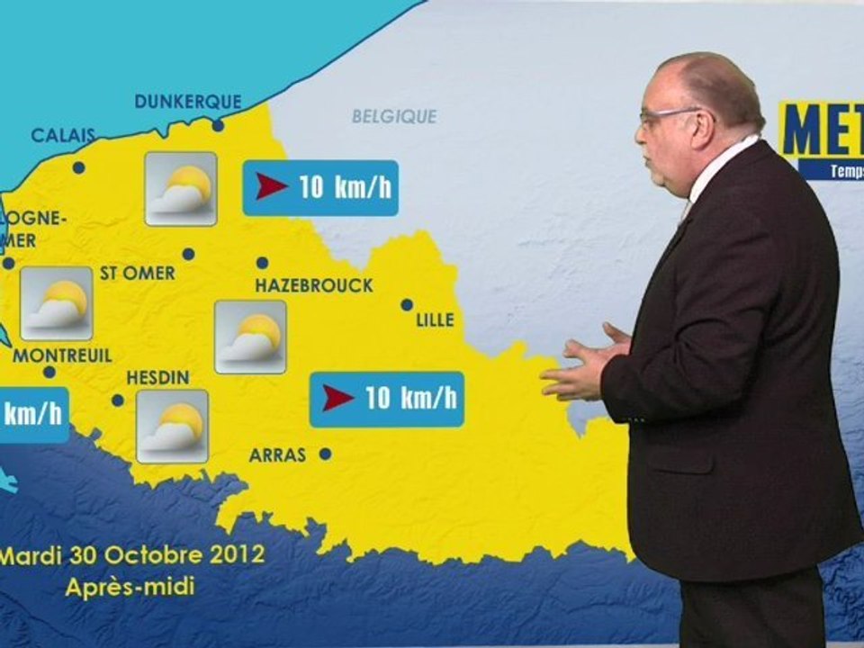 Opal'TV : La météo du mardi 30 octobre 2012