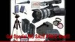 Sony NEX-VG20H Interchangeable Lens HD Handycam Camcorder With Sony 18-200mm E-mount Lens + Interview Package - Includes: Wireless Lapel & Handheld Microphone Set, 3 Piece Filter Kit (UV,CPL,FLD), 32GB SDHC Memory Card, Card Reader, Full Size Tripod,