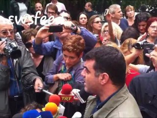 Δήλωση Βαξεβάνη έξω απ' το Β' Αυτόφωρο Μονομελές.