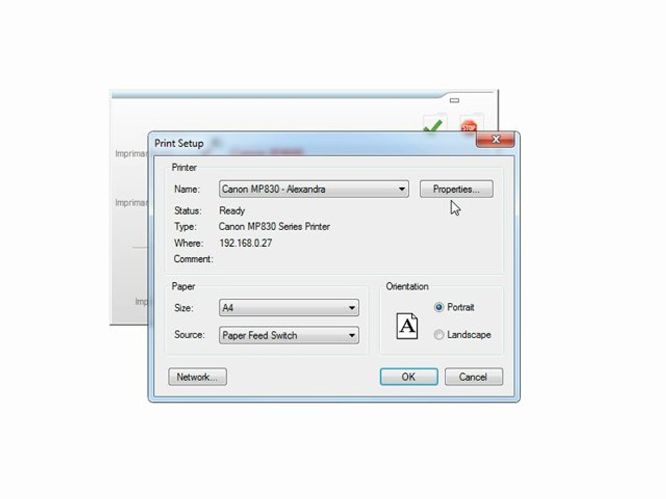 Imprimantes - Optimizze: Imprimante utilisateur - ERP - v16