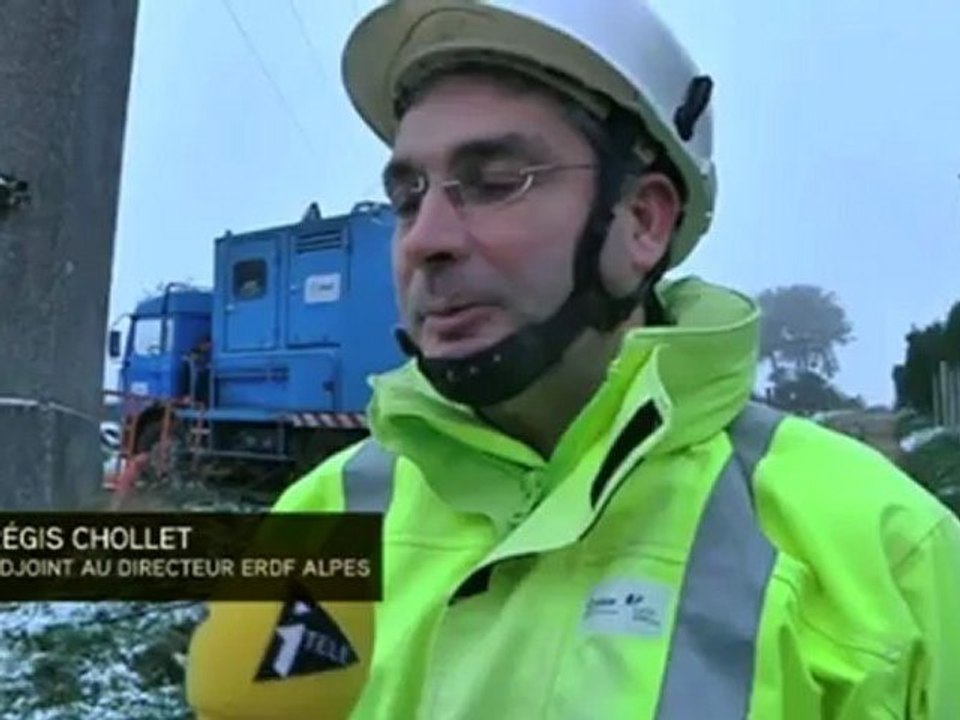 Avec les équipes d'ERDF en Isère